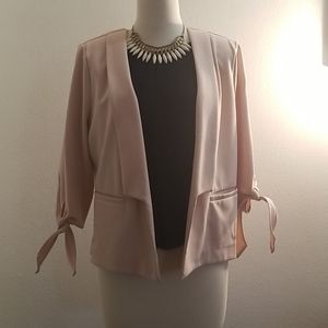 Worthington Petite cream-like suit